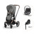 Priam Sittvagn + Cloud T + Basenhet T - Mirage Grey/Rosegold PLUS