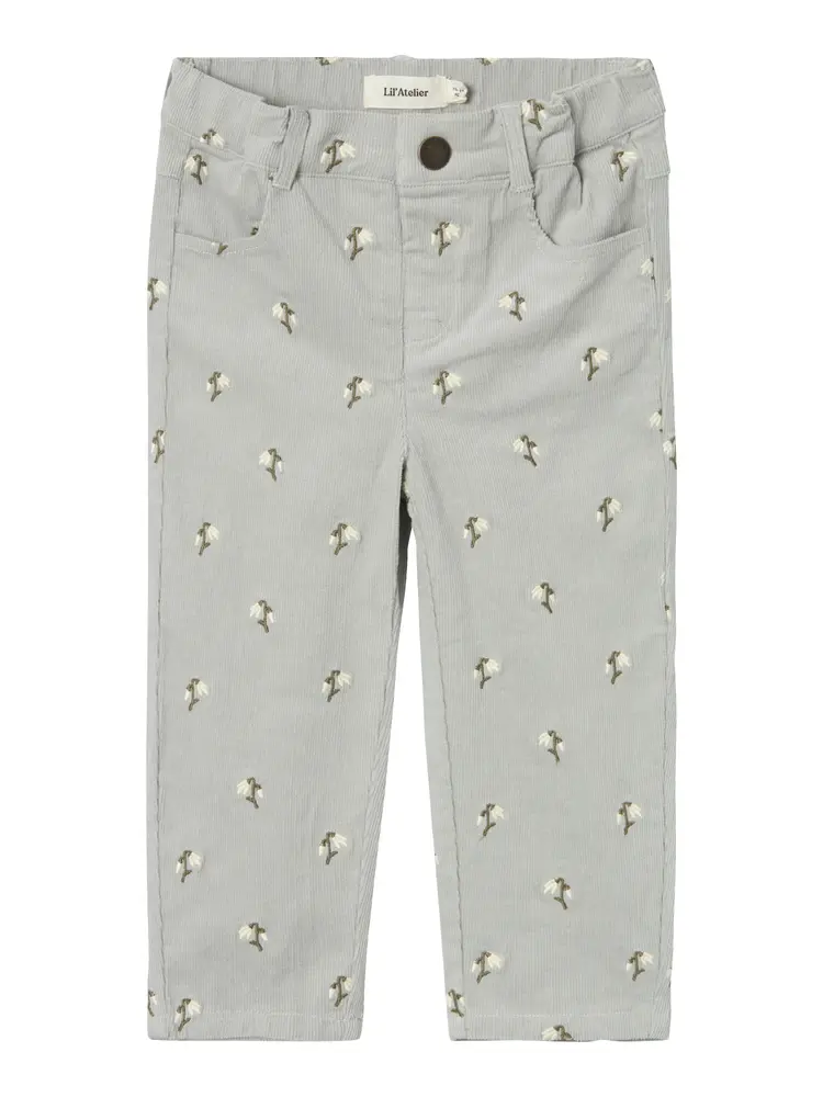 Bella baggy cord bukser - MIRAGEGRAY - 122