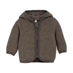 Jakke m. Ører Uld Fleece - 2152 | Kläder - Ull - Ulltröjor | BabyMode