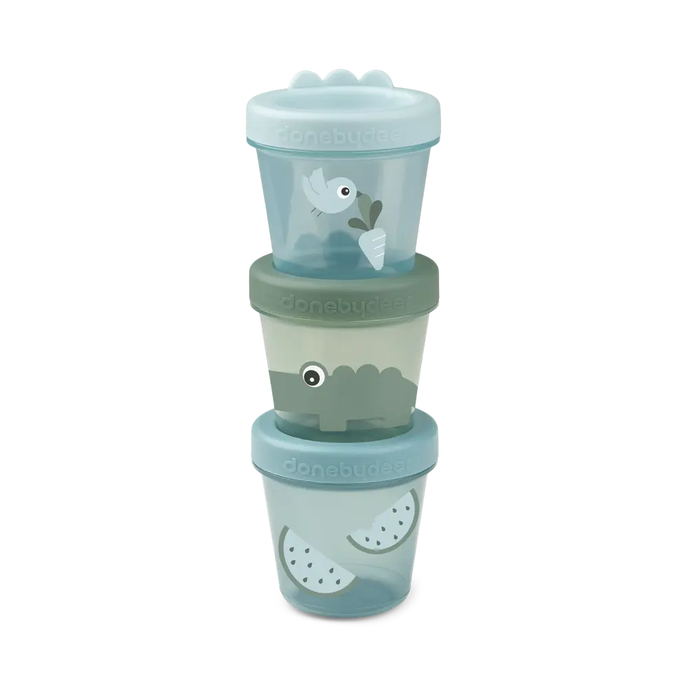 Matlådor 3-pack Croco - Green | Baby & Barn - Äta - Matlådor & vattenflaskor | BabyMode