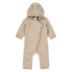 Barnvagnsoverall Woolly Merinoull/Fleece - Balsam Melange | Kläder - Ytterplagg - Barnvagnsoveraller | BabyMode