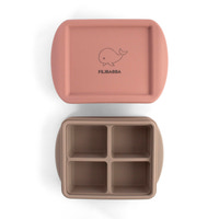 Frysfack för barnmat 4x65 ml - 2-pack - Rose Mix
