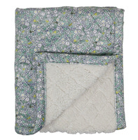 Quiltad Filt - Beskow Blomsterfesten Pink