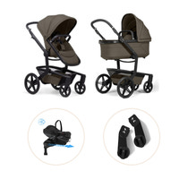 Joolz Day5 Barnvagn Med Maxi-Cosi Pebble Slide Pro Och Babyskyddsadapter - Hazel Brown/Onyx Black