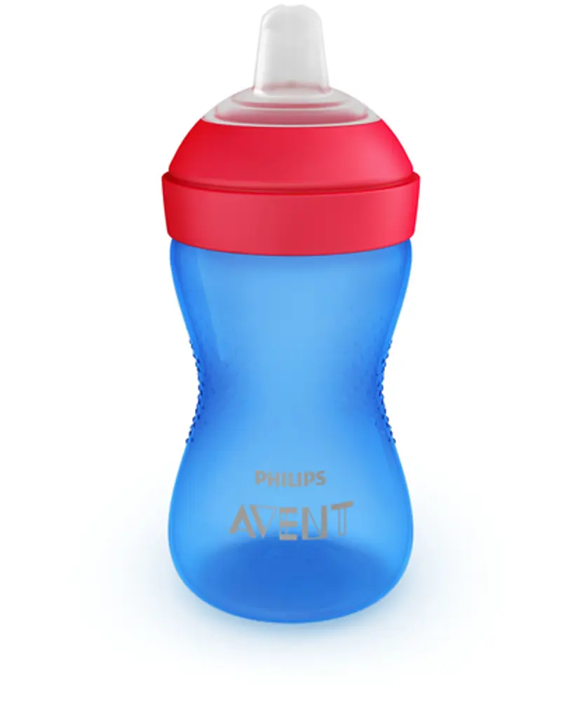 Grippy Pipmugg 9m+ 300 ml - Blå/Röd | Baby & Barn - Äta - Matlådor & vattenflaskor | BabyMode