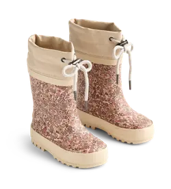 Termostövel - Rose dust flowers | Skor - Fodrade stövlar - Långa vinterstövlar | BabyMode