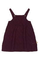 Stickad Klänning Dalia - Dark Grape