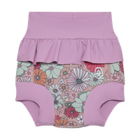 Badblöjor m. Volanger - Lavender Mist