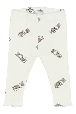 Leggings Pippa Rib - Cloud Dancer | Kläder - Underdelar - Leggings | BabyMode