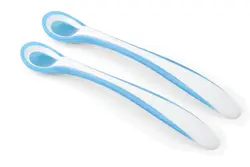 Skedar EasyEating 2-pack - Blå | Baby & Barn - Äta - Bestick | BabyMode