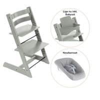 Tripp Trapp Stol inkl. Newborn Set och Babyset - Glacier green