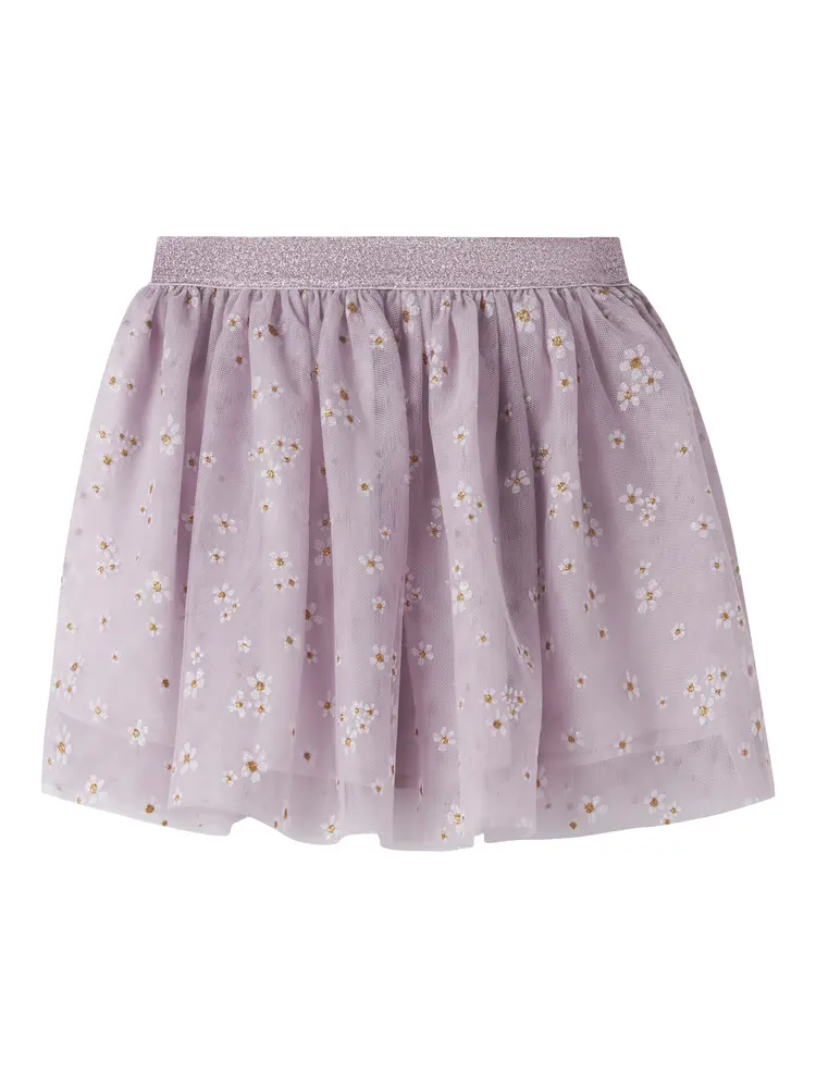 Vabos Kjol - Lavender Fog FLOWERS - 116 | Barnkläder - Toppar - Klänningar - Klänningar | BabyMode