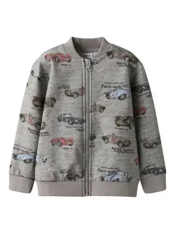 Reiner Sweat Kofta m. dragkedja - Grey Melange | Kläder - Toppar - Koftor, västar & tröjor | BabyMode