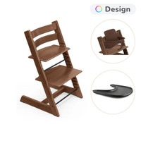 Stokke® Tripp Trapp Stol Inkl. Babyset & Bricka - Warm Brown