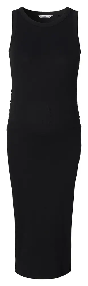 Inaya Rib Klänning - Black - XL | Graviditet & Amning - Gravidkläder - Klänningar & kjolar | BabyMode