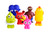 Plastfigurer 6-Pack Bd Mix