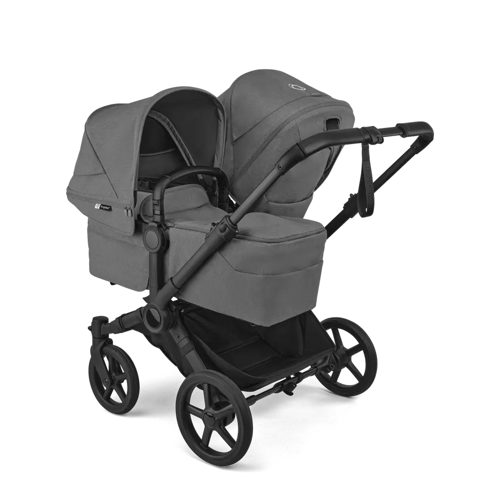Bugaboo Donkey 6 Syskonvagn - Moon Grey | Barnvagnar - Syskon- & tvillingvagnar - Syskon/tvillingvagnar | BabyMode