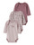 Name It Violetblomma Långärmad Body 3-Pack - Violet Ice