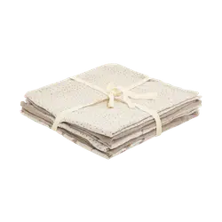 Muslinfilt (6‑pack) – Silver Lining – 65x65