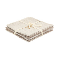 Muslinfilt (6‑pack) – Silver Lining – 65x65