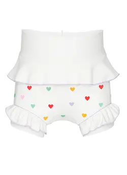 Badblöja neopren - Hearts - Cream | Kläder - Badkläder - Badblöjor | BabyMode