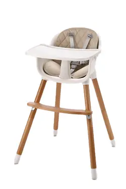 Matstol 2-i-1 - Beige | Baby & Barn - Äta - Barnstolar & tillbehör - Barnstolar med tillbehör | BabyMode