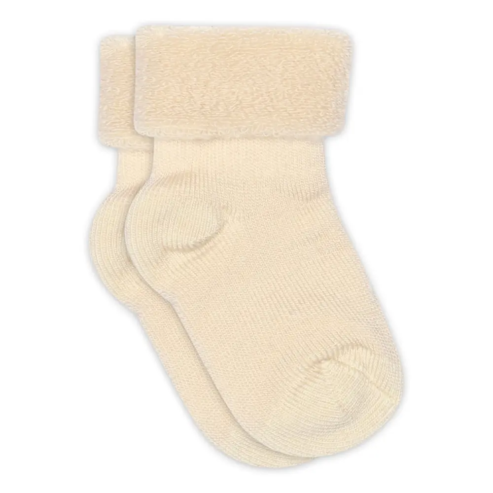 Ankelstrumpor Terry Rib - Nude - 19/21 | Barnkläder - Ull - Strumpor & ullstrumpbyxor | BabyMode