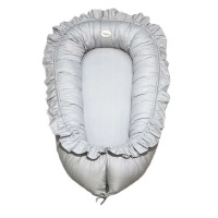 Babynest Med Volang - Light Grey