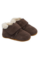 PomPom Prewalker Velcro m. Foder - Dark Brown