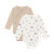 BeKids Långärmad Wrap Body 2-Pack - Silver Mink