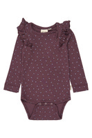 Petit Piao Sonja Långärmad Body - Huckleberry Heart 