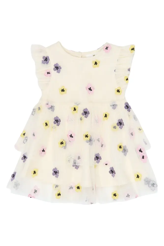 Svelda Klänning - Gardenia EMB - 80 | Barnkläder - Toppar - Klänningar - Klänningar | BabyMode