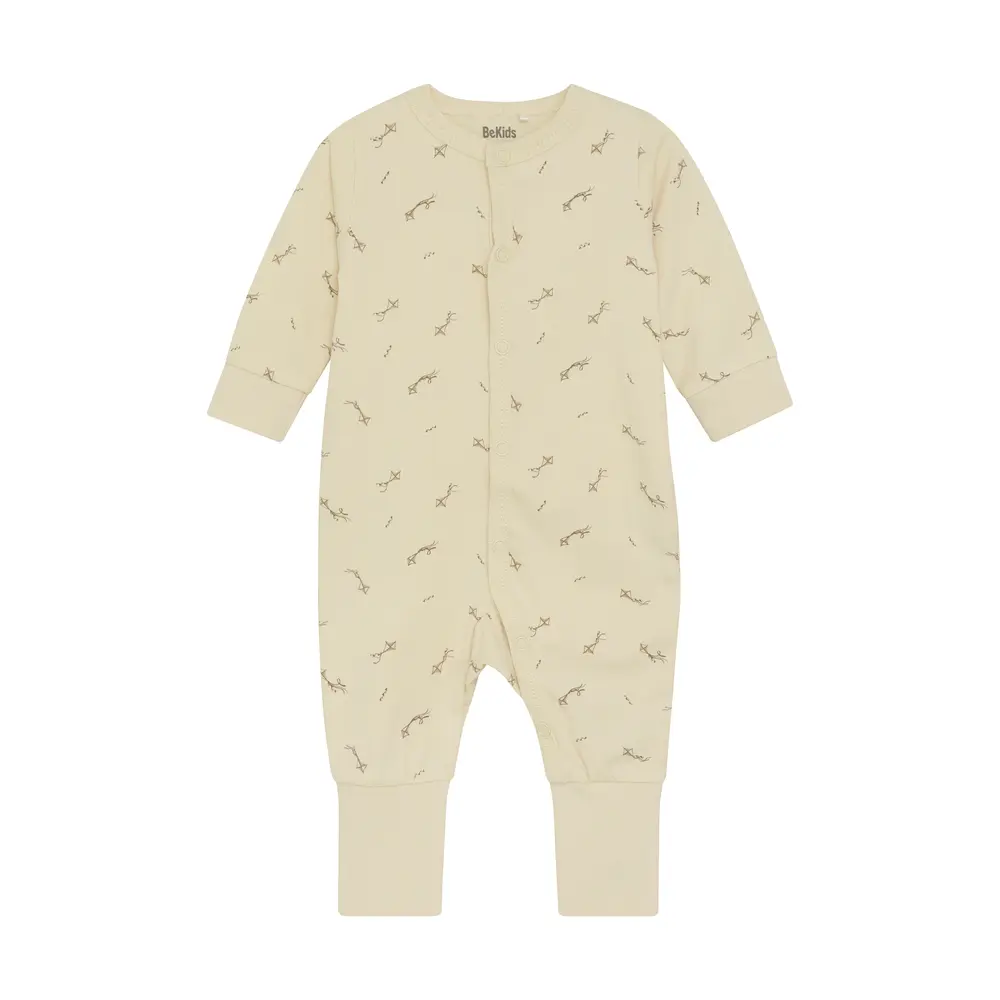 Långärmad Jumpsuit - Tapioca - 50 | Barnkläder - Bodys & overaller - Jumpsuit utan fot | BabyMode