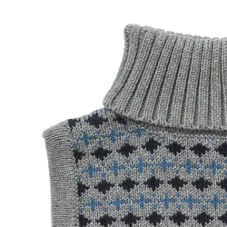 Stoffe Jacquard Halskrage - Grey melange | Kläder - Mössor, vantar och tossor - Mössor & balaclavas | BabyMode
