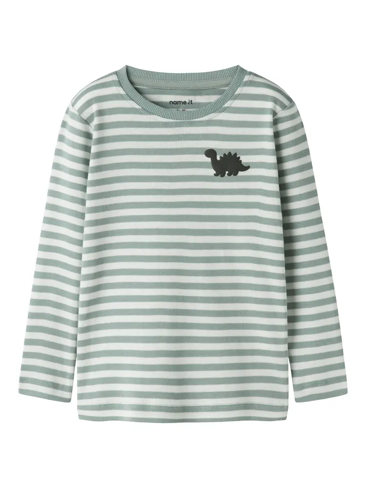 Name It Villy Tröja - Green Milieu - 104 | Barnkläder - Toppar - Koftor, västar & tröjor | BabyMode