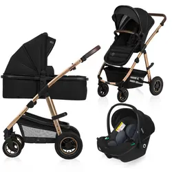 Amber 3i1 Duovagn - Black onyx | Barnvagnar - Barnvagnspaket | BabyMode