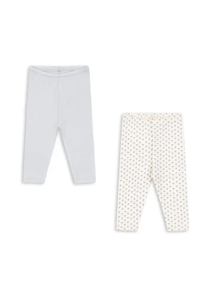 Fanga Bello Leggings 2-Pack - Punto Blu - 9 MDR. | Barnkläder - Underdelar - Leggings | BabyMode