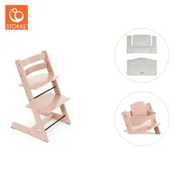 Tripp Trapp inkl. Babyset & Dyna - Serene Pink | Baby & Barn | BabyMode
