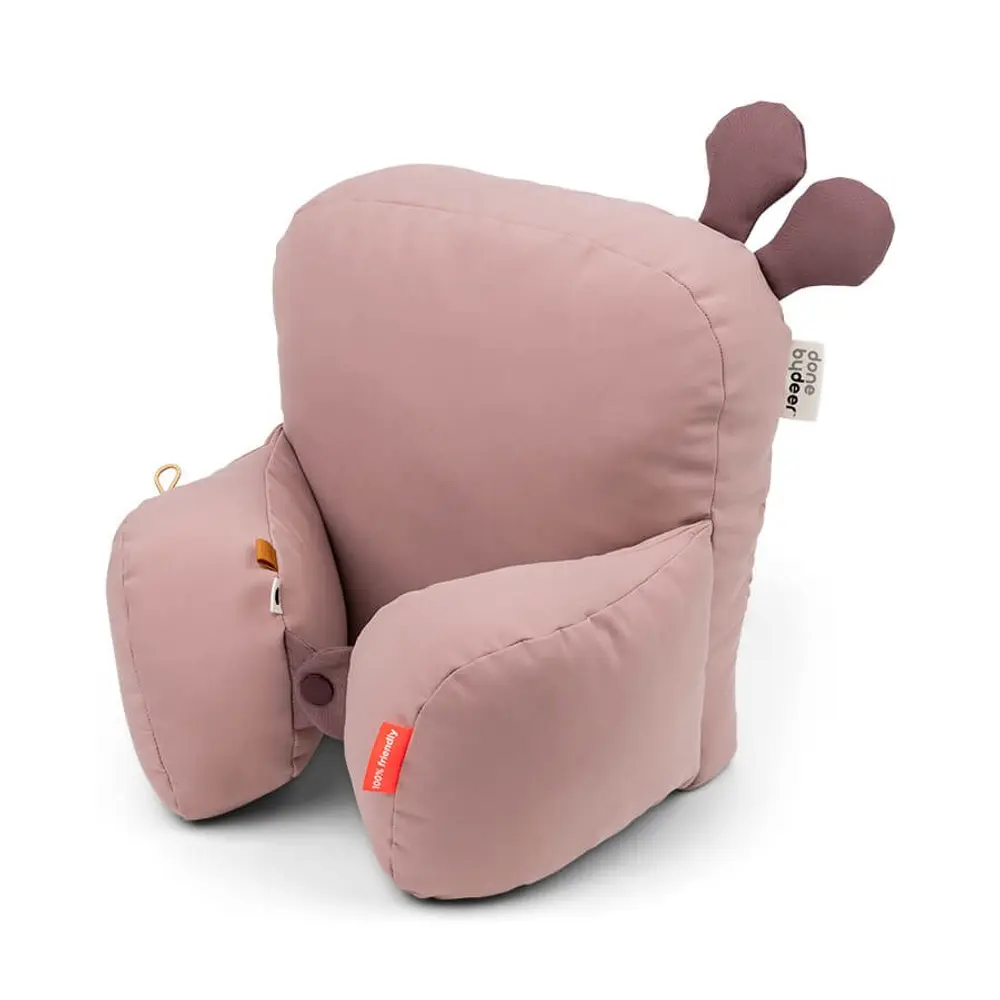 Done By Deer Raffi Barnvagnskudde - Powder | Barnvagnar - Barnvagnstillbehör - Barnvagnskuddar | BabyMode