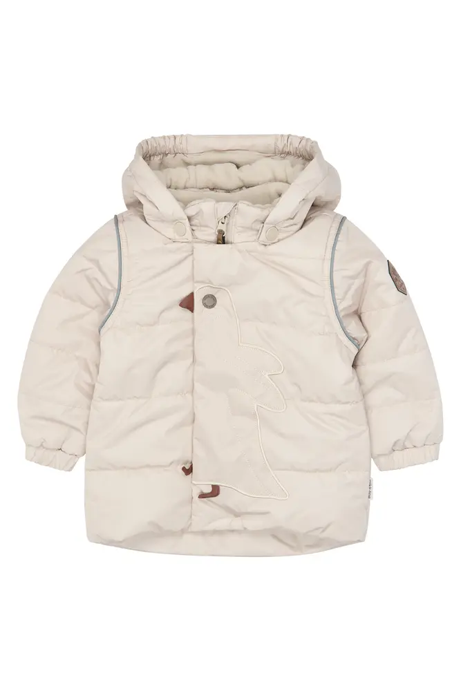Mikk-Line Puffer Jacka 3D - Oatmeal - 62