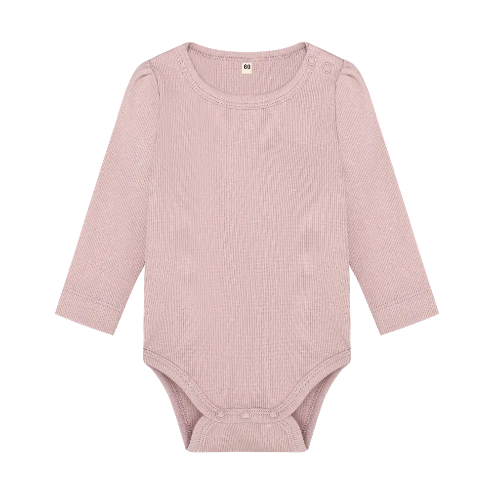 Bekids Långärmad Body Ribbad - Starling - 80