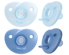 Nappar 2-pack 0-6 m - Blå