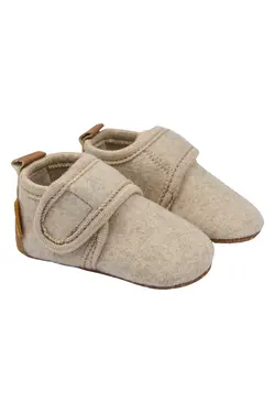 Lära-gå-skor Felt - Off White | Barnkläder - Barnskor - Lära-gå-skor & prewalkers | BabyMode