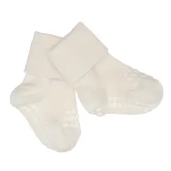 Halkstrumpor Bambu - Off White | Kläder - Strumpor & strumpbyxor - Halkfria strumpor | BabyMode