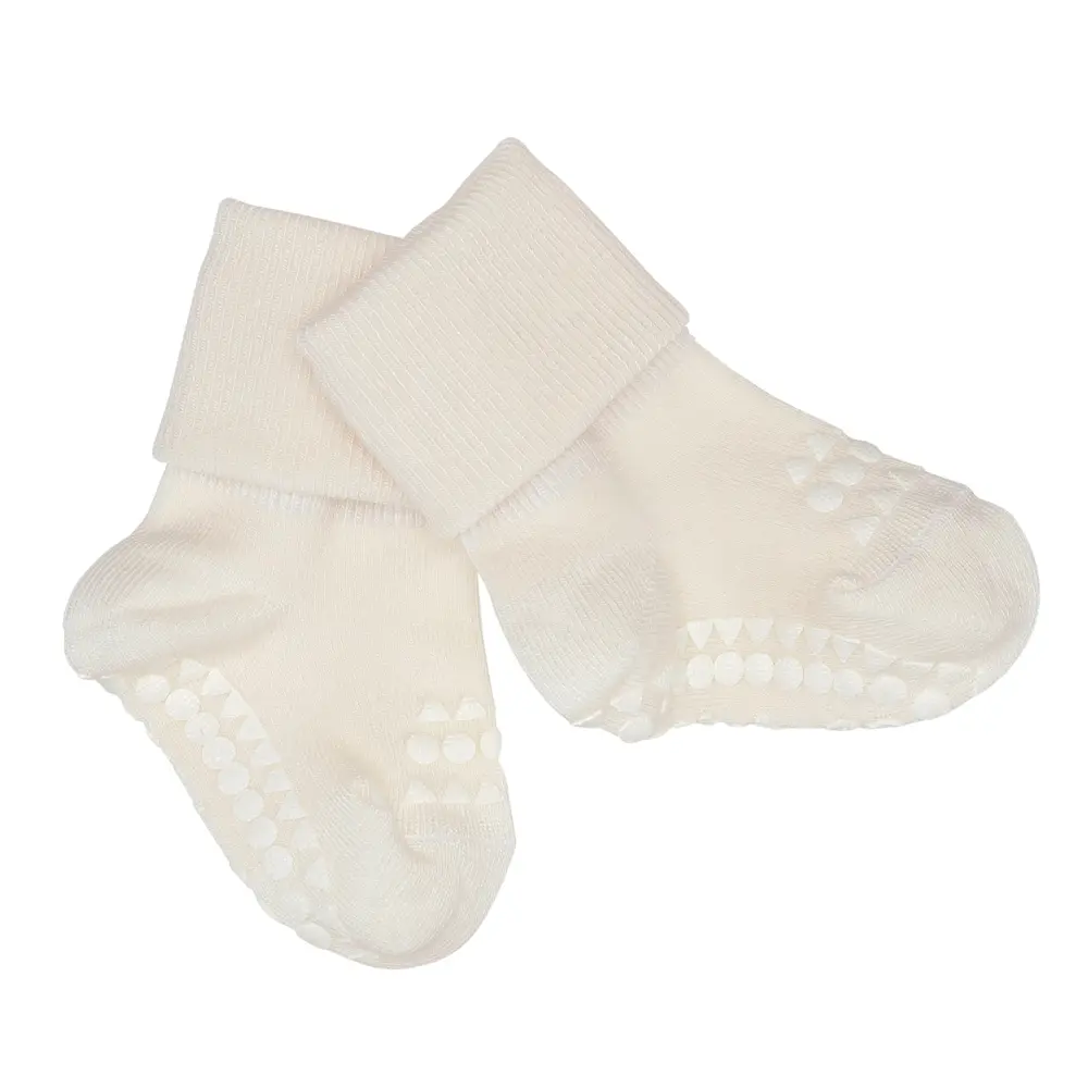 Halkstrumpor Bambu - Off White - 20/22 | Barnkläder - Strumpor & strumpbyxor - Halkfria strumpor | BabyMode