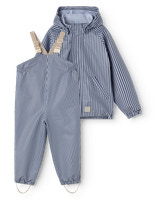 MarMar Copenhagen Oddy Regnset - Blue Stripes