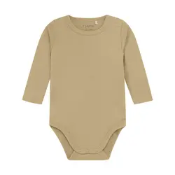 Långärmad Body - Sesame | Kläder - Bodys & overaller - Långärmad body | BabyMode