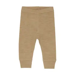 Leggings Ull - Light Camel Melange | Kläder - Ull - Ullbyxor | BabyMode
