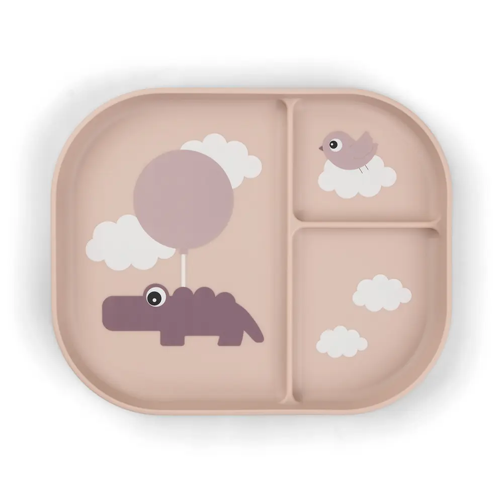 Tallrik Indelad - Powder | Baby & Barn - Äta - Barnserviser | BabyMode