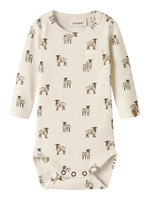 Lil' Atelier Gavo Eko Långärmad Slim Body - Turtledove